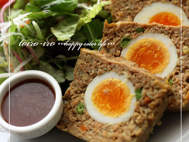おもてなしに♪野菜たっぷりミートローフ♪